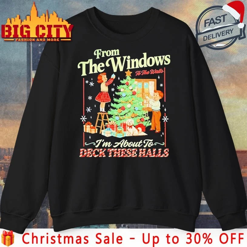 Christmas From The Windows To The Walls 2025 shirt