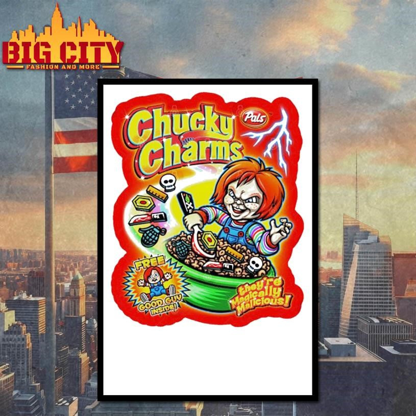 Chucky Charms Cereal Horror Movie Shirt