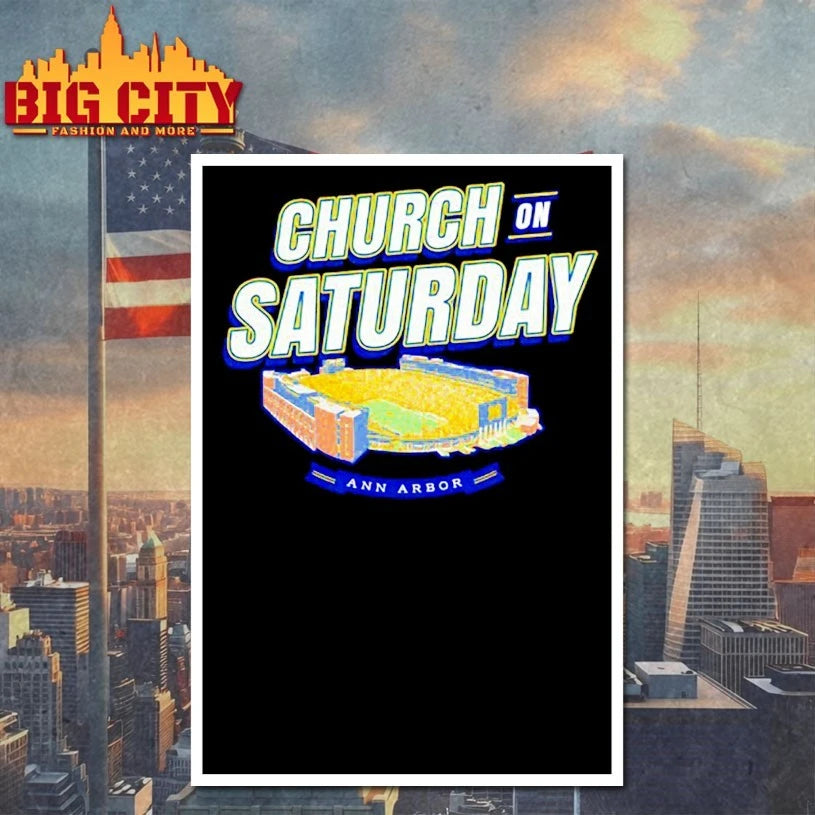 Church On Saturday Michigan Wolverines College Shirt
