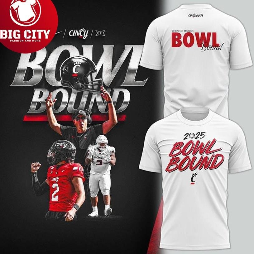 Cincinnati Bearcats Bowl Bound 2025 First Time Since 2022 New Two Sided Shirt