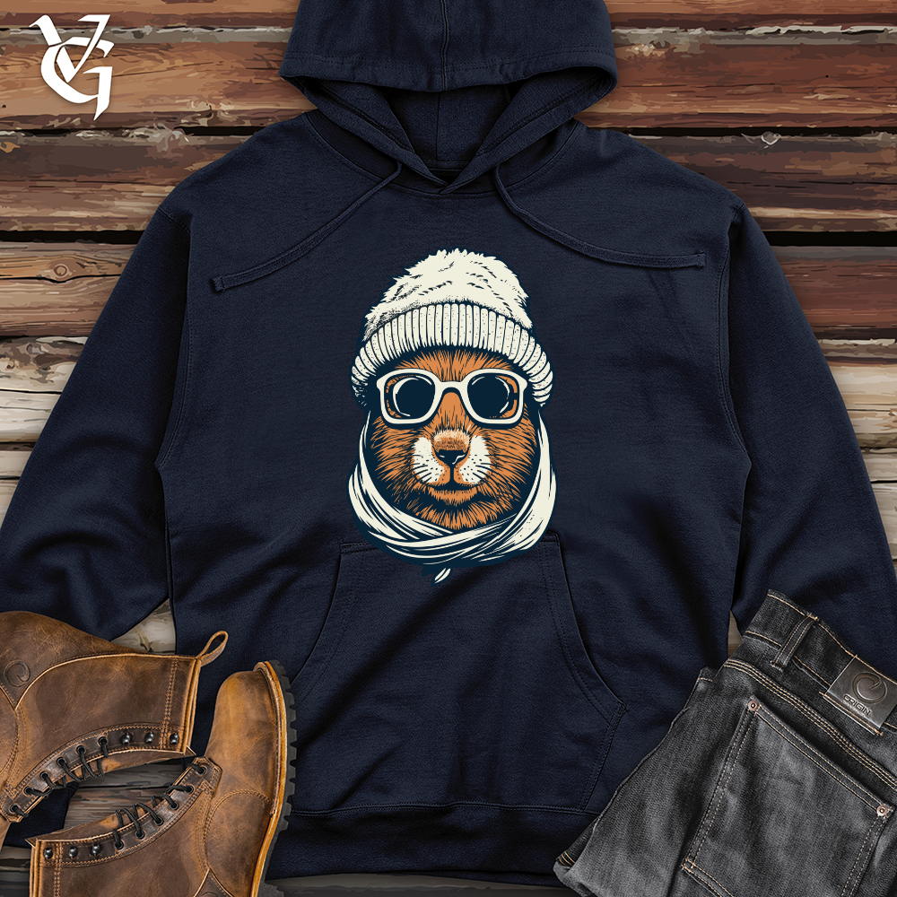 Retro Acorn Cap Midweight Hooded Sweatshirt