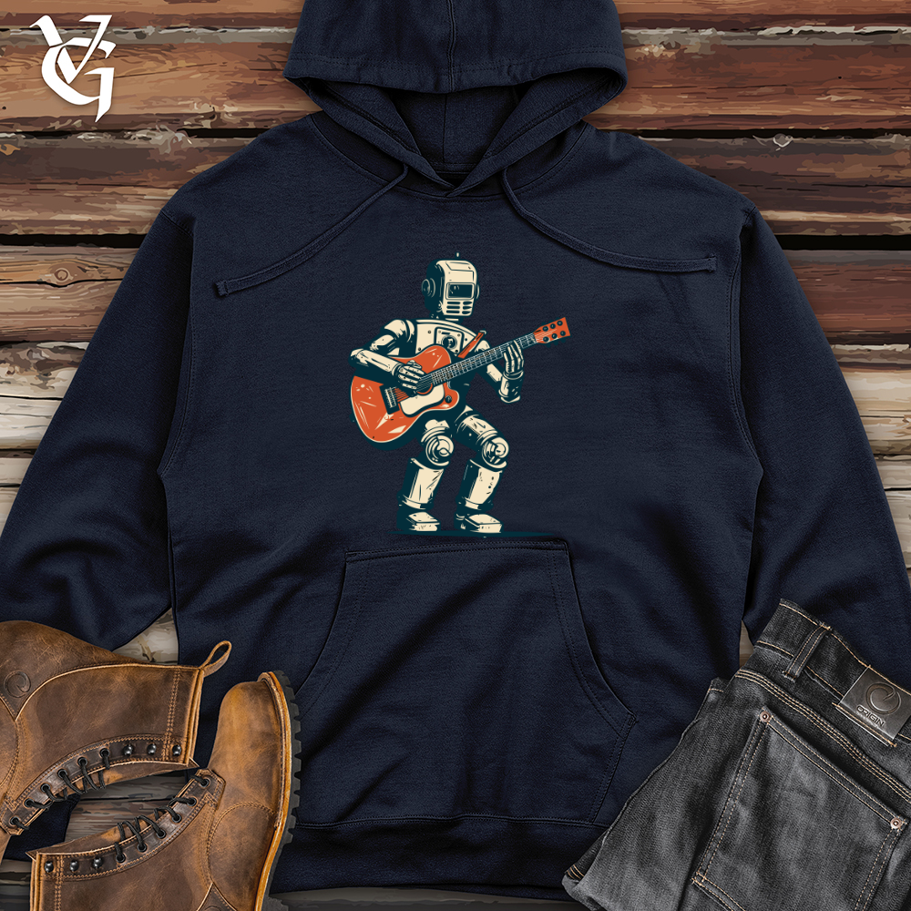 Retro Rockbot Midweight Hooded Sweatshirt