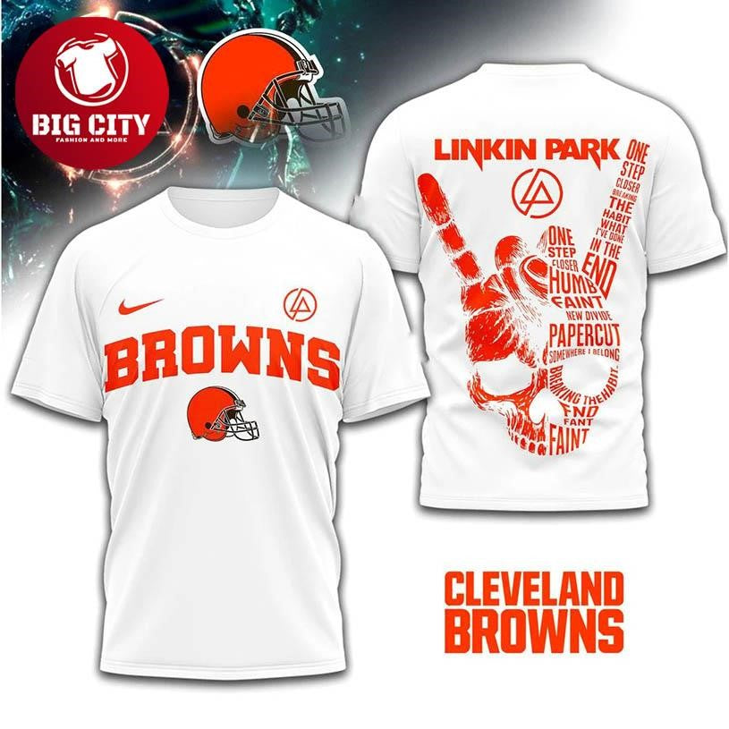Cleveland Browns x Linkin Park Two Sided Shirt