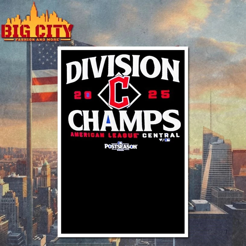 Cleveland Guardians Division 2025 Champs American League Central shirt