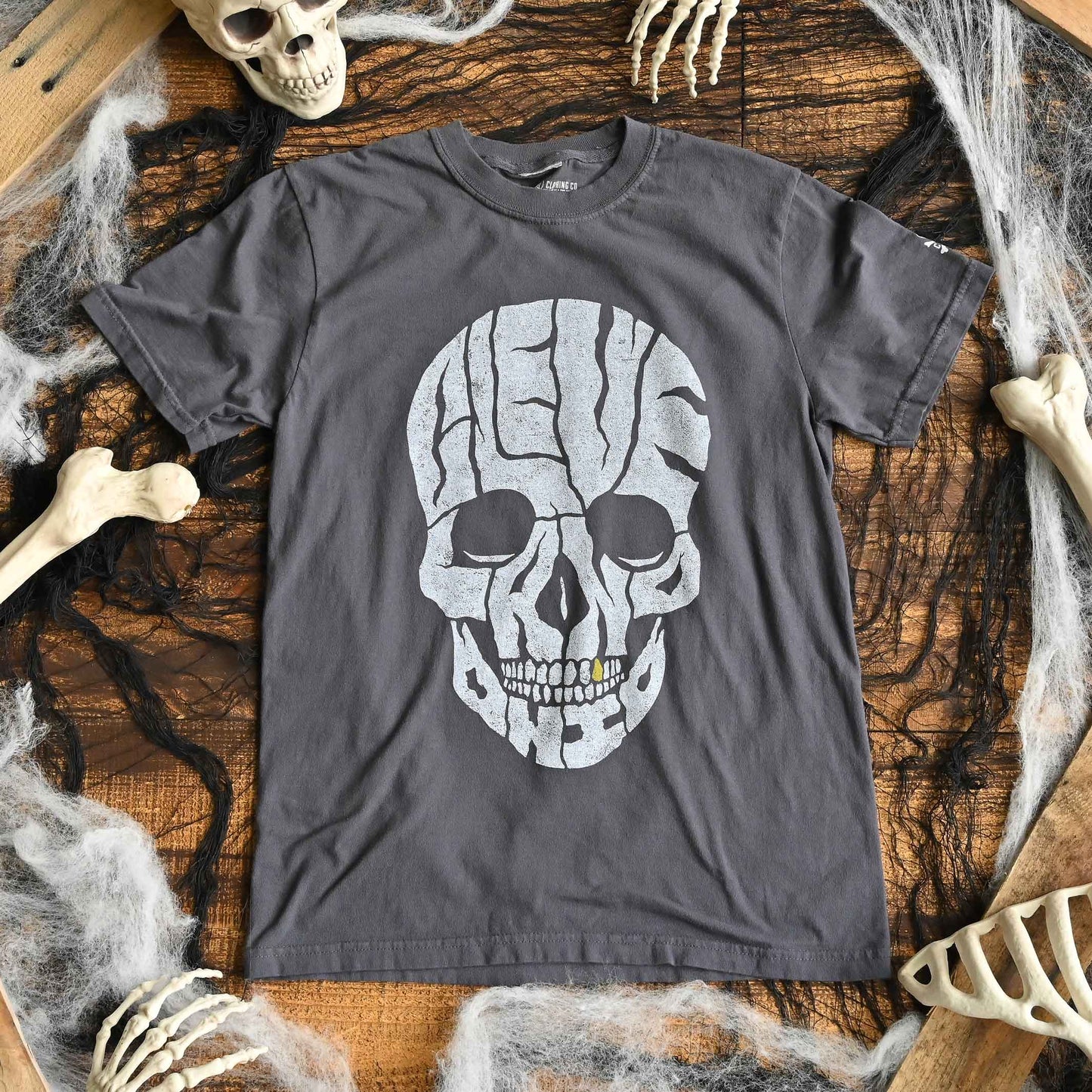 Cleveland Skull - Mens/Unisex Crew T-Shirt