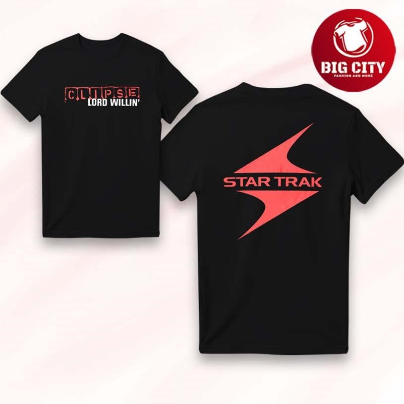 Clipse Star Trak X Lord Willin Logo Two Sided Shirt