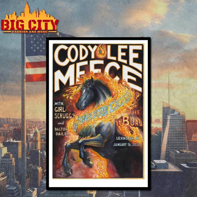 Cody Lee Meece At The Burl On Jan 16 2026 Poster shirt