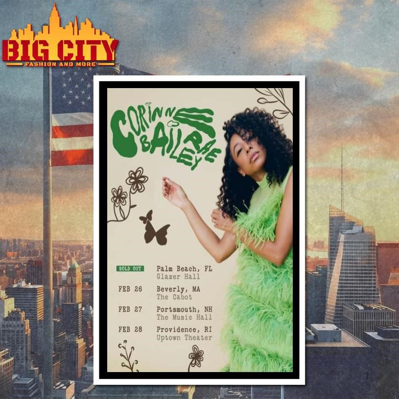 Corinne Bailey Rae February Shows 2026 Poster Shirt