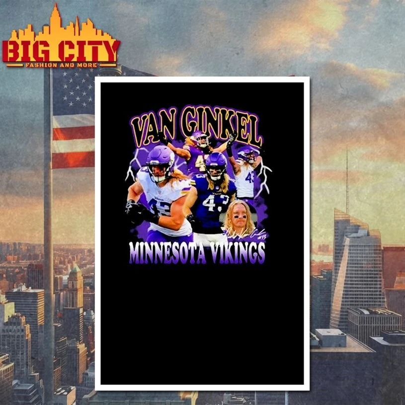 DC Brian Flores Andrew Van Ginkel Minnesota Vikings Shirt
