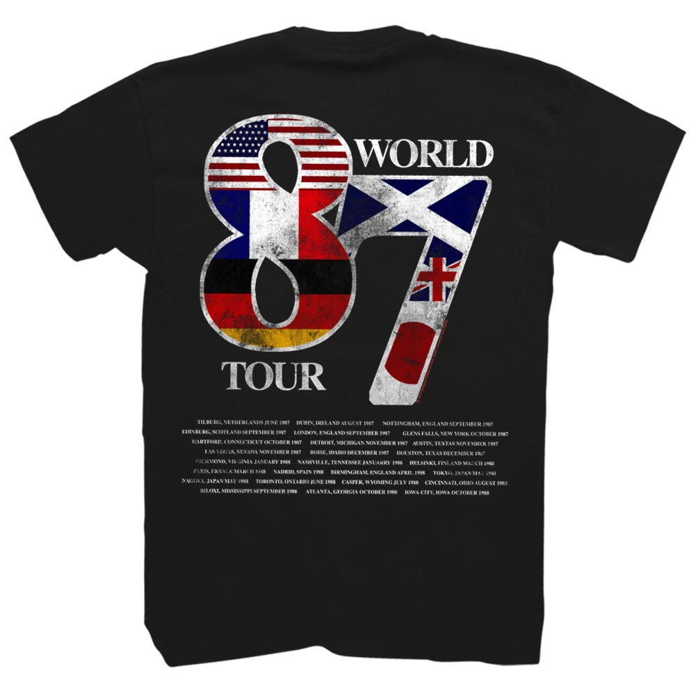 DEF LEPPARD Eye-Catching T-Shirt, World Tour 1987