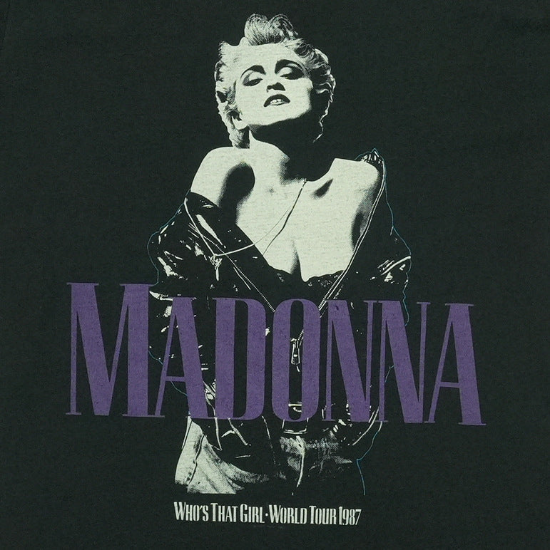 1987 Madonna Who's That Girl World Tour Shirt Style012