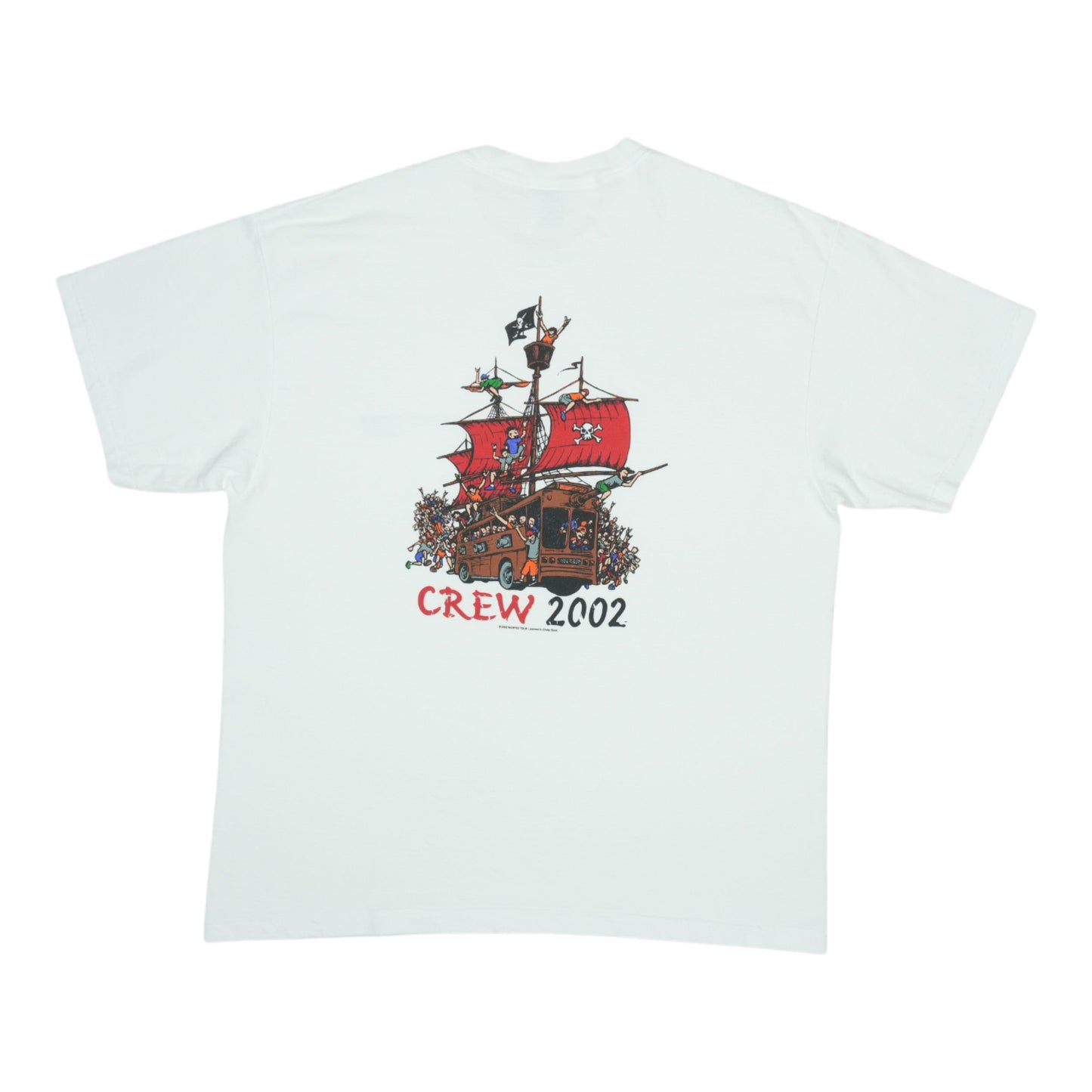 2002 Vans Warped Tour Crew Shirt Style001