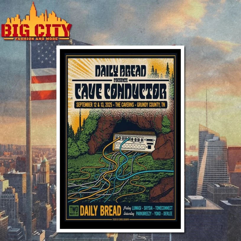 Daily Bread Sep 12-13, 2025 The Caverns in Grundy County, TN Poster shirt