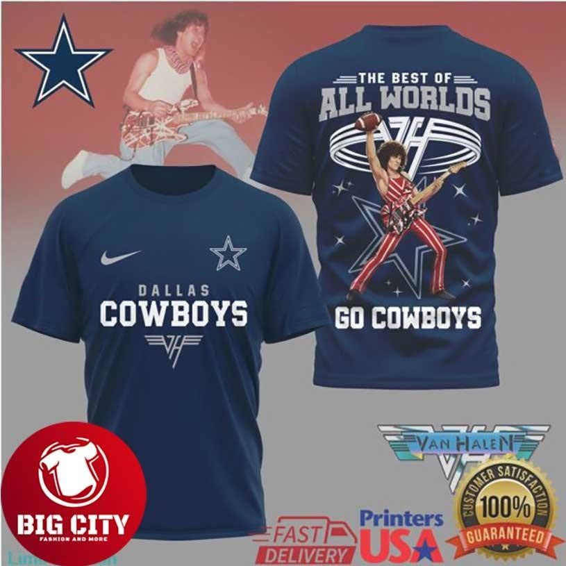 Dallas Cowboys x Van Halen Best Of All Worlds Two Sided Shirt