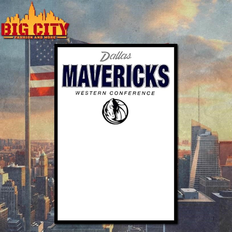 Dallas Mavericks Western Conference Low Block Franklin Shirt