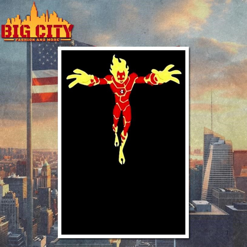 Dan 10 The Heatblast Daylight Curfew Shirt