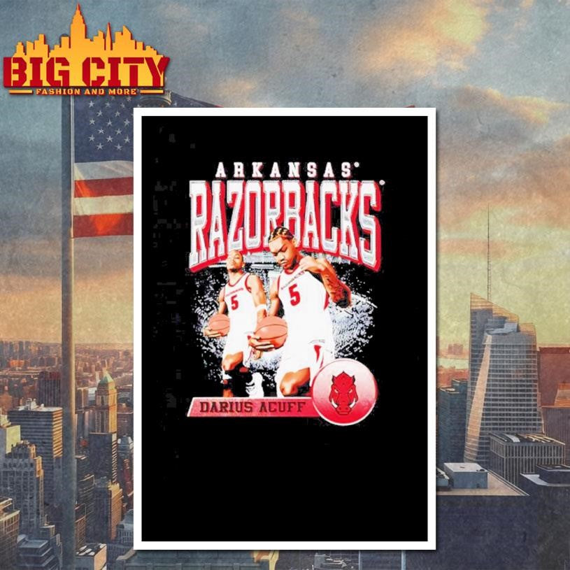 Darius Acuff Jr Arkansas Razorbacks Retro Shirt