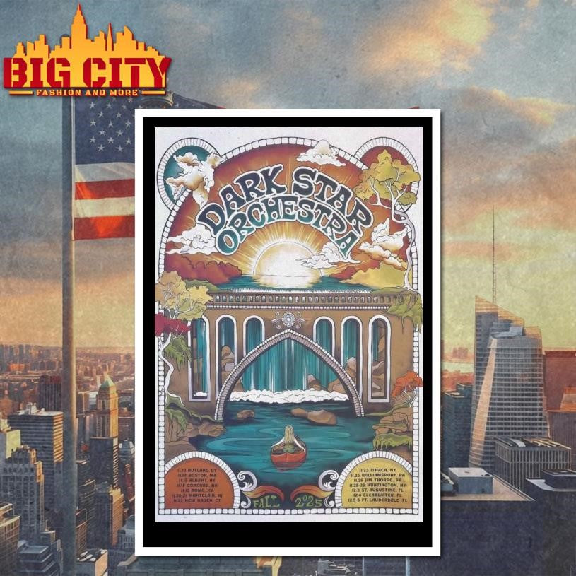 Dark Star Orchestra Fall 2025 Tour Poster Shirt
