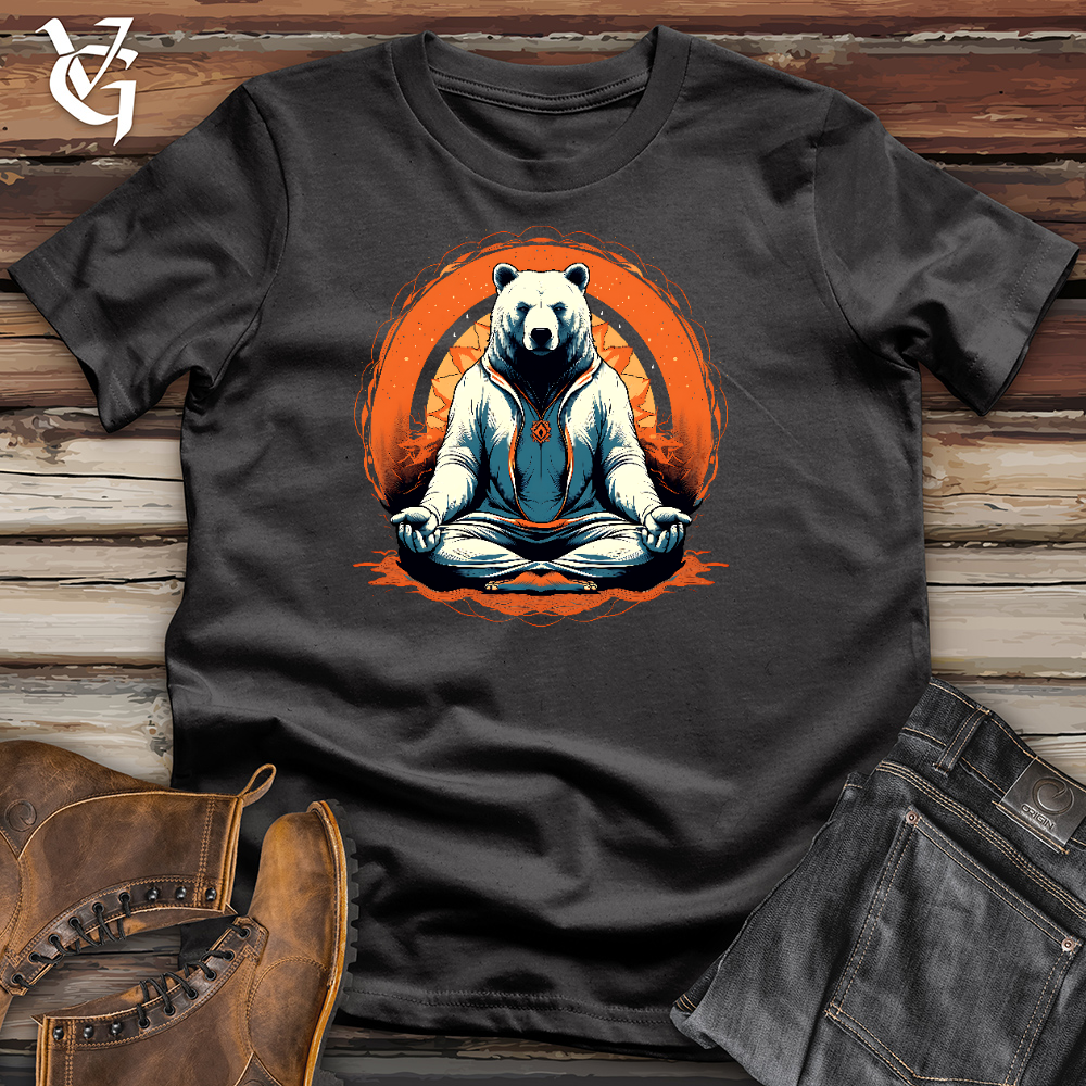 Featuring a Bear Meditation Cotton Tee