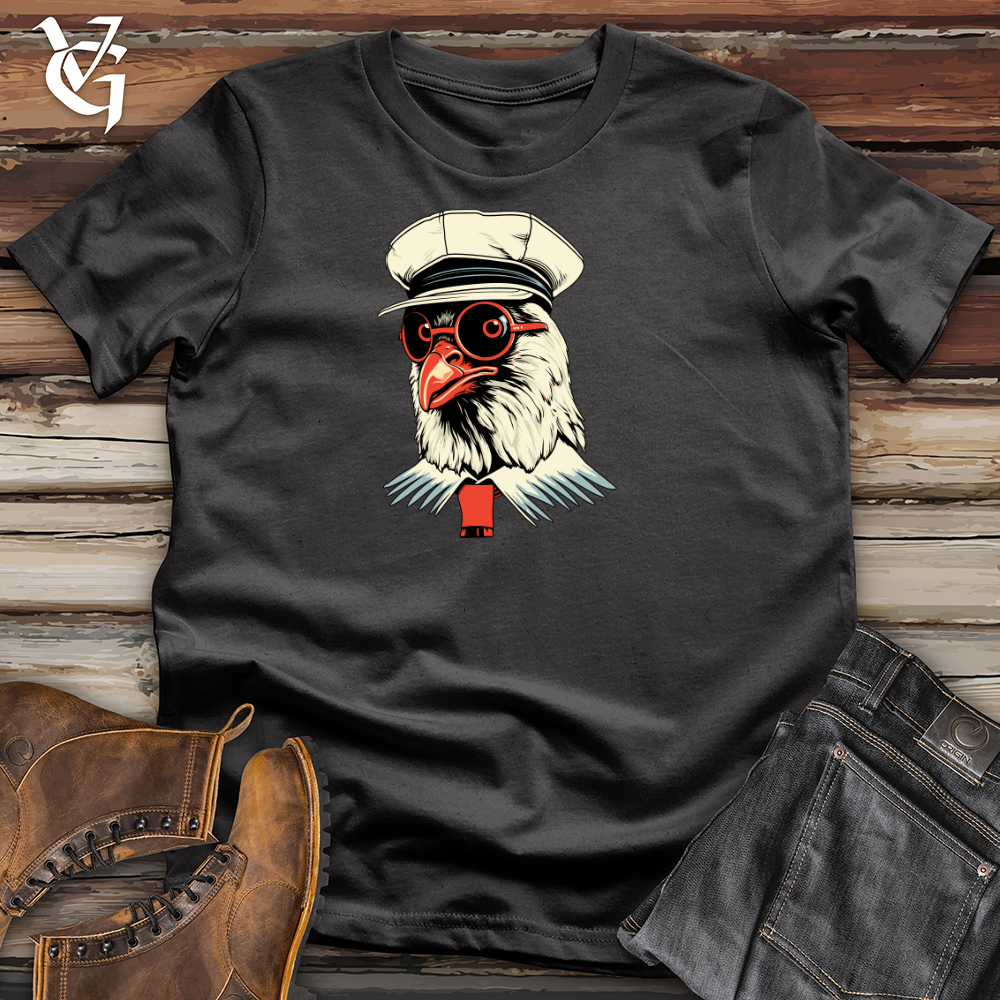 Retro Rooster Referee Cotton Tee