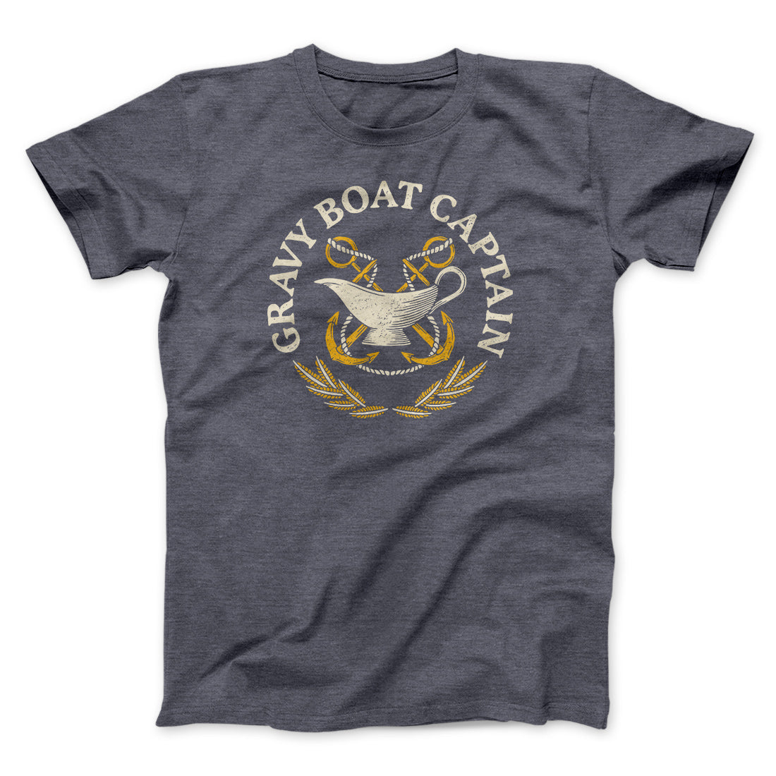 Gravy Boat Captain Funny Thanksgiving Men/Unisex T-Shirt