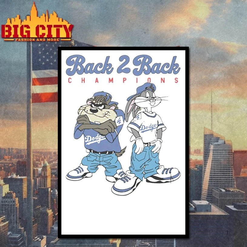Das Bootleg Dodgers Back To Back Champions shirt