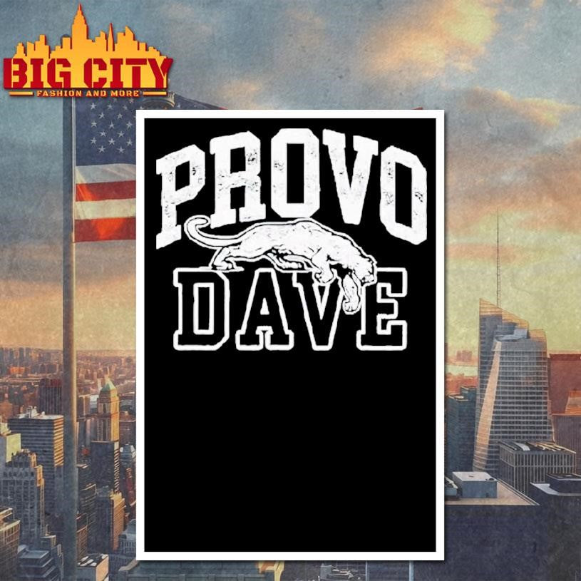 Official Dave Portnoy Wearing Provo Dave Shirt