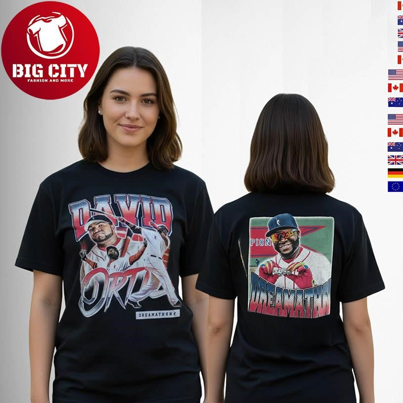 David Ortiz Dreamathon Two Sided Shirt