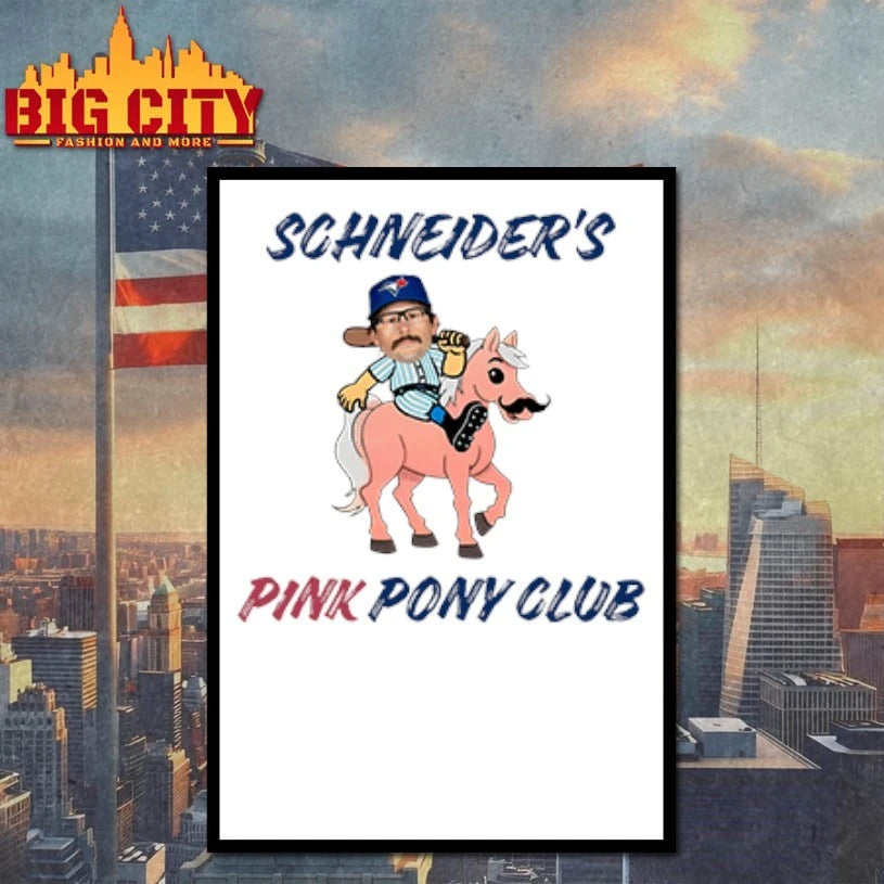 Davis Schneider’s Pink Pony Club shirt