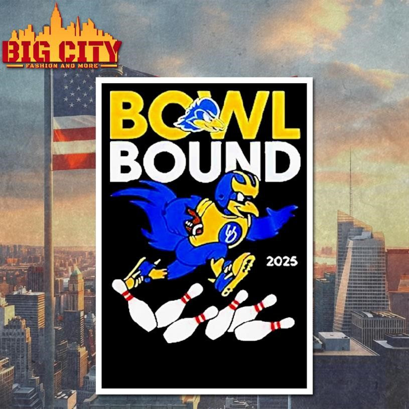 Delaware Blue Hens Bowl Bound Mascot Shirt