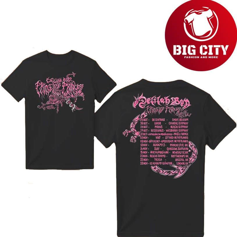 Delilah Bon Europe & UK 2025 Tour Two Sided Shirt