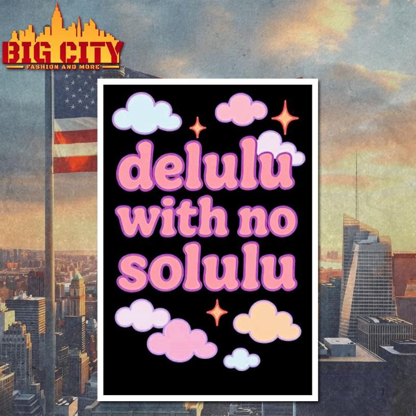 Delulu With No Solulu Boxy Shirt
