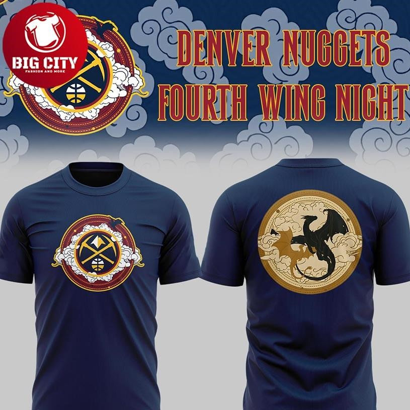 Denver Nuggets Fourth Wing Night 2025 Ball Arena Two Sided Shirt