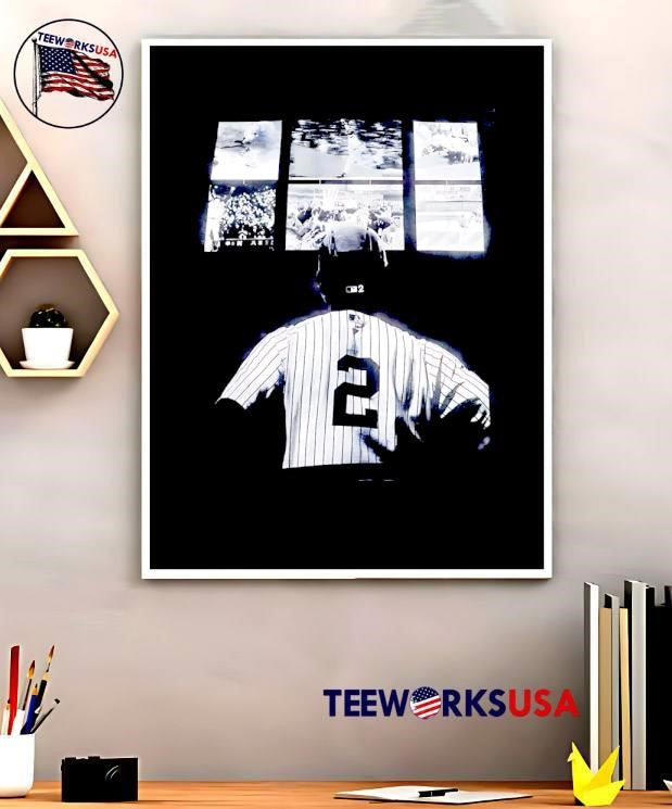 Derek Jeter New York Yankees Number 2 Career Highlights shirt