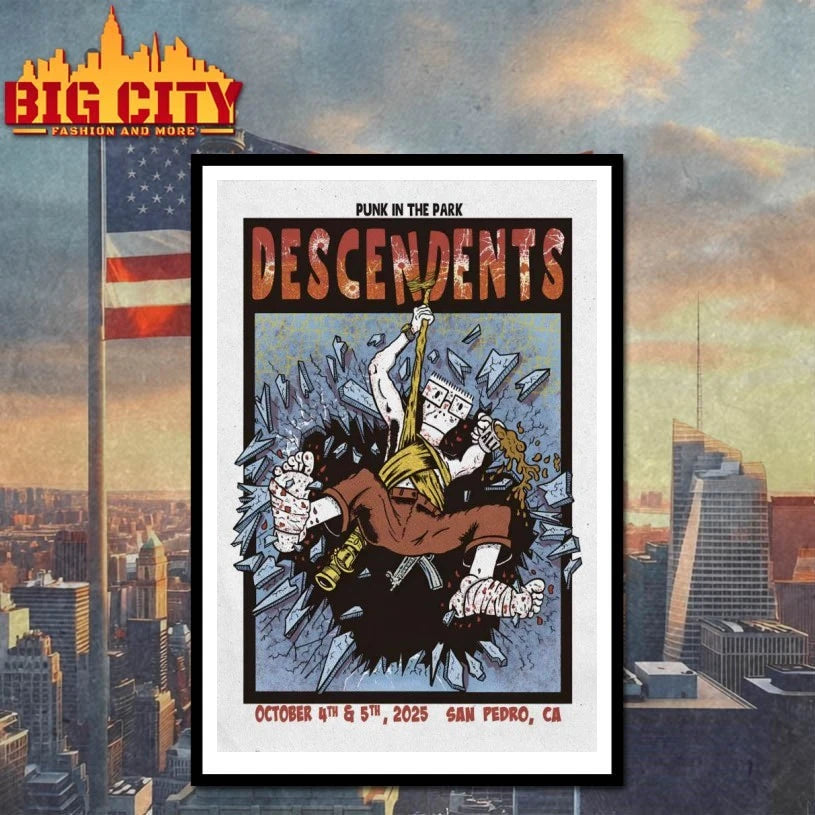 Descendents 10-4 10-5-2025 Punk In The Park Shows Poster shirts