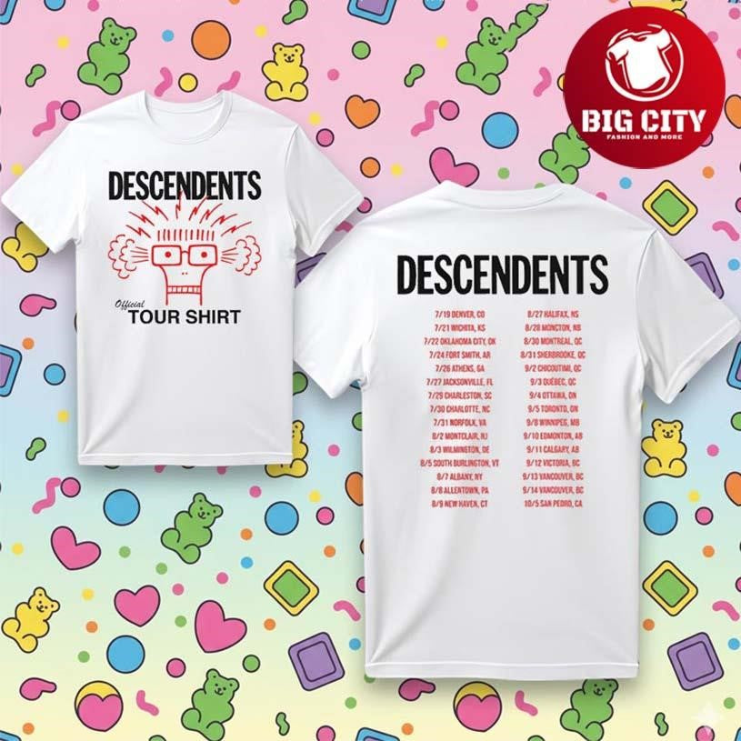 Descendents Official Tour 2025 Two Sided Shirt