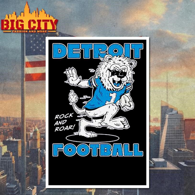 Detroit Football Rock And Roar 2025 shirt