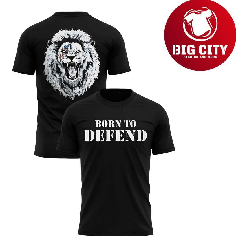 Detroit Lions Born To Defend 2025 Two Sided Shirt