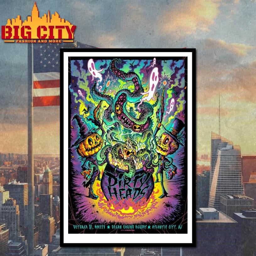Dirty Heads At Ocean Casino Resort October 31 2025 Poster Shirt