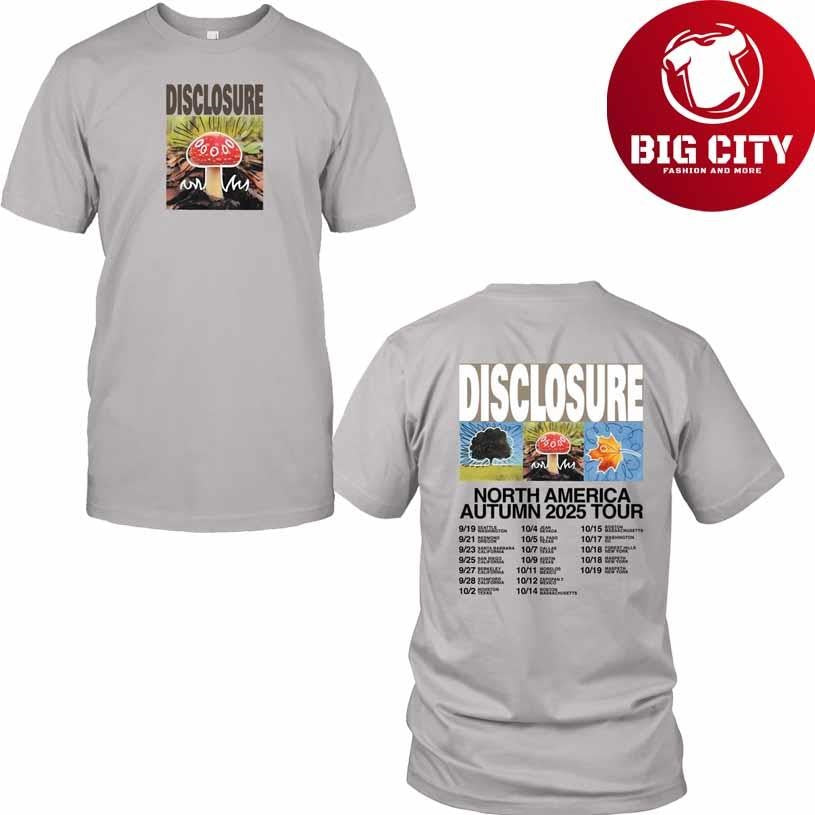 Disclosure North America Autumn Tour 2025 Shirt