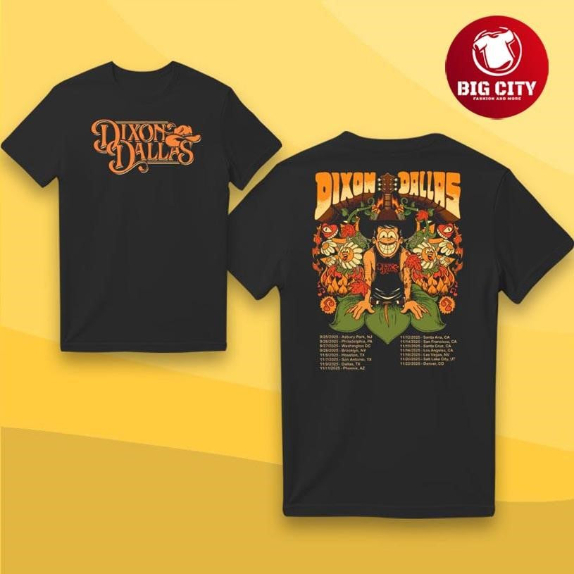 Dixon Dallas Fall Tour 2025 Two Sided Shirt