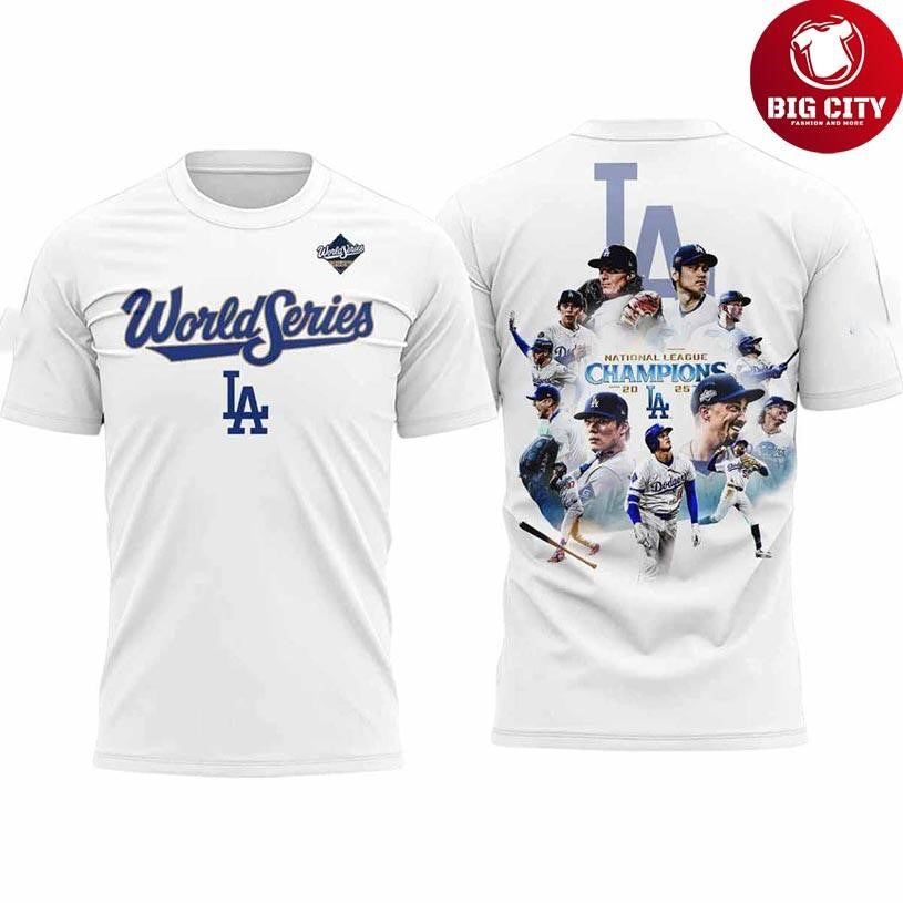 Dodgers World Series 2025 New Two Sided Shirt