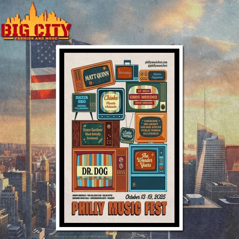 Dr. Dog Pennsylvania Concert Tour Poster Shirt