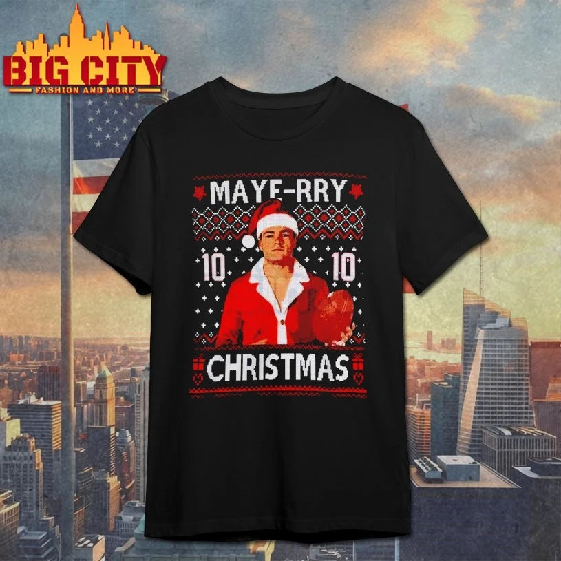 Drake Maye Maye-rry Christmas ugly shirt