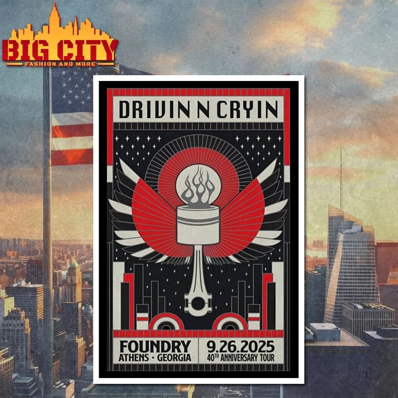Drivin N Cryin Athens GA Sep 26 2025 Poster shirts