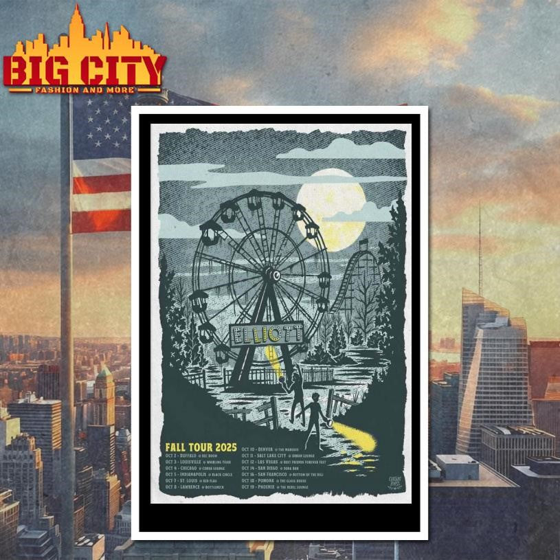 Elliott Fall Tour Oct 2025 Poster Shirt