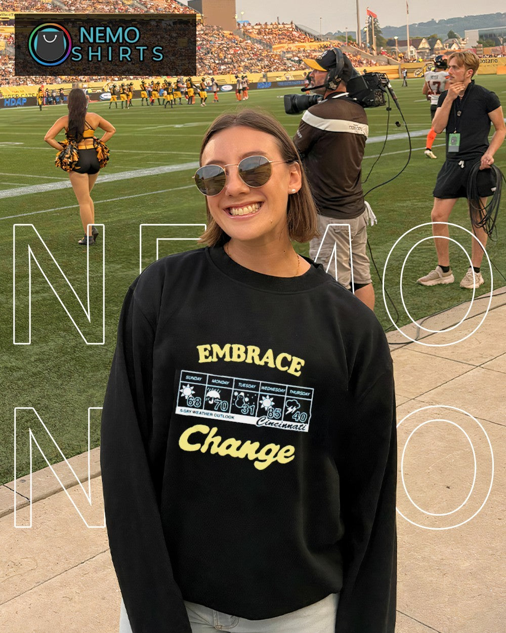 Embrace change Cincinnati weather outlook shirt