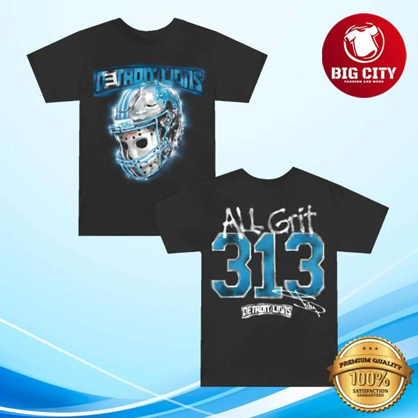 Eminem X Detroit Lions All Grit Two Sided Shirt