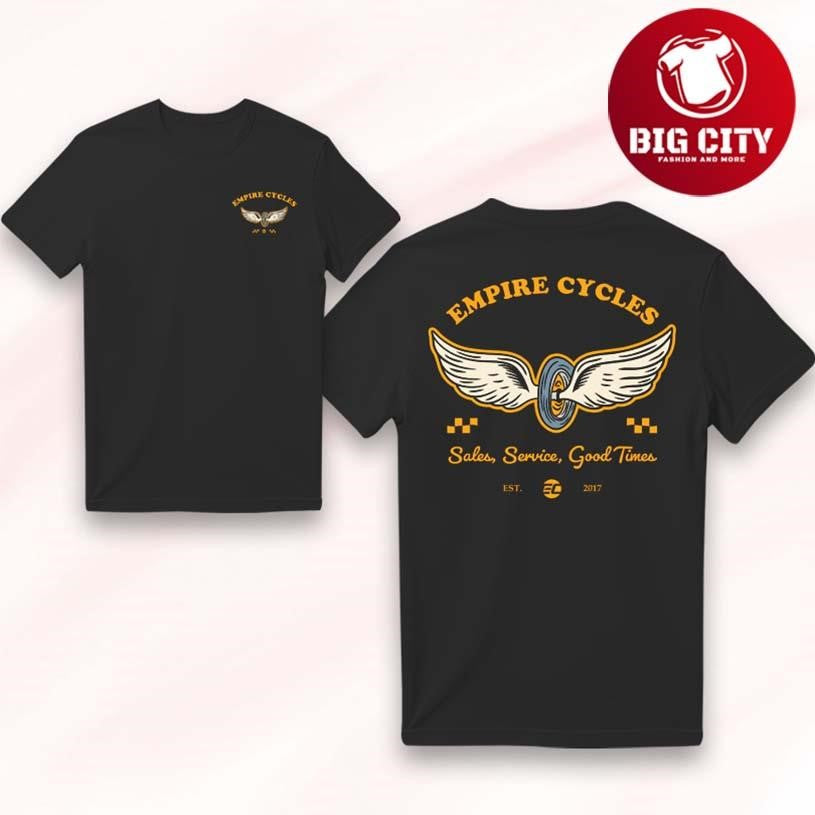 Empire Cycles Winged Wheel Two Sided Shirt