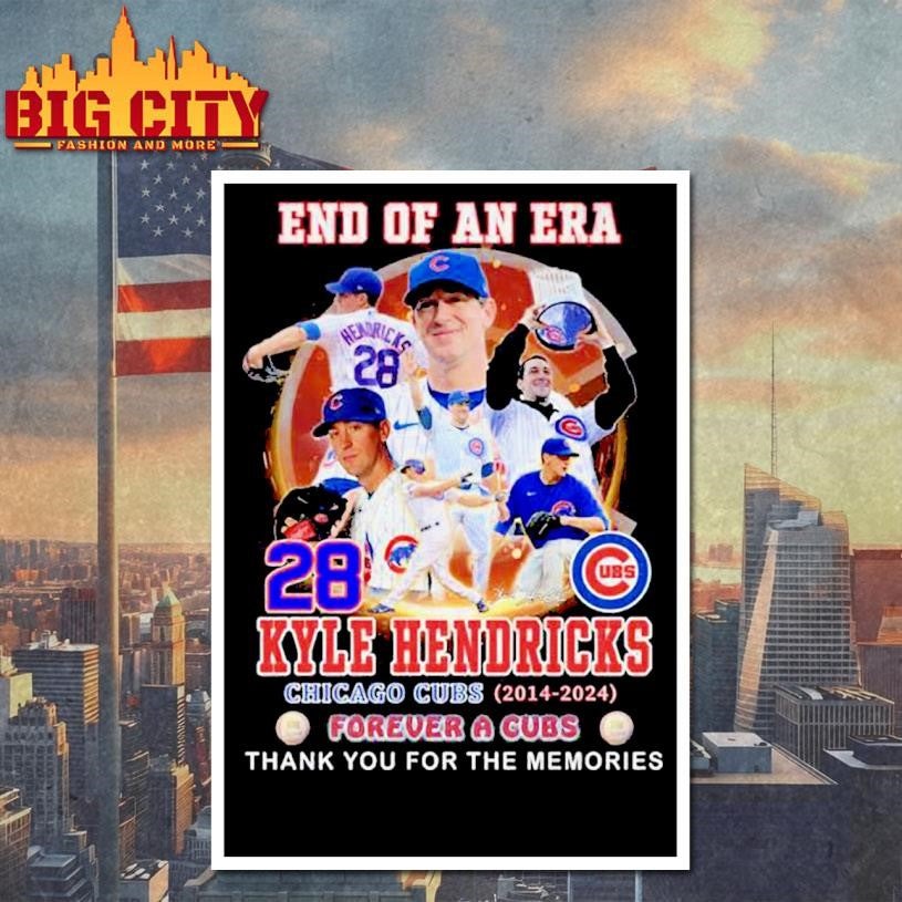 End Of An Era Kyle Hendricks Chicago Cubs 2025 Shirt
